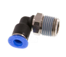 4mm x R1/8'' 90 graden L-verbinding Messing/PBT Insteekfitting Buitendraad Kort Draaibaar Compact Ontwerp NBR [2 Stuks]
