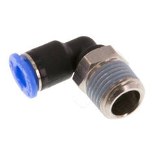 4mm x R1/8'' 90 graden L-verbinding Messing/PBT Insteekfitting Buitendraad Kort Draaibaar Compact Ontwerp NBR [2 Stuks]