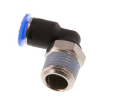 4mm x R1/8'' 90 graden L-verbinding Messing/PBT Insteekfitting Buitendraad Kort Draaibaar Compact Ontwerp NBR [2 Stuks]