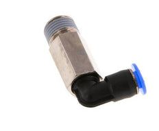 4mm x R1/8'' 90 graden L-verbinding Messing/PBT Insteekfitting Buitendraad Lange Huls Draaibaar Compact Ontwerp NBR [2 Stuks]