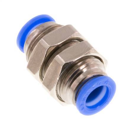 6mm Messing/PBT Insteekfitting Schotdoorvoer Compact Ontwerp NBR [2 Stuks]