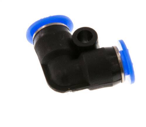 4mm 90 graden L-verbinding PBT Insteekfitting Compact Ontwerp NBR [2 Stuks]