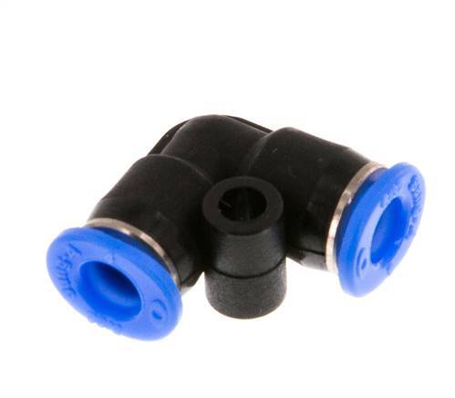 4mm 90 graden L-verbinding PBT Insteekfitting Compact Ontwerp NBR [2 Stuks]