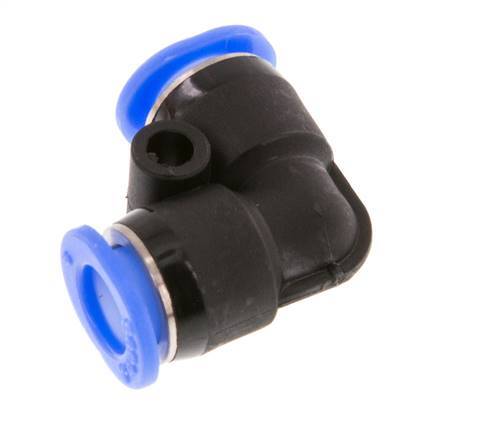 6mm 90 graden L-verbinding PBT Insteekfitting Compact Ontwerp NBR [2 Stuks]