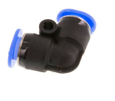 6mm 90 graden L-verbinding PBT Insteekfitting Compact Ontwerp NBR [2 Stuks]