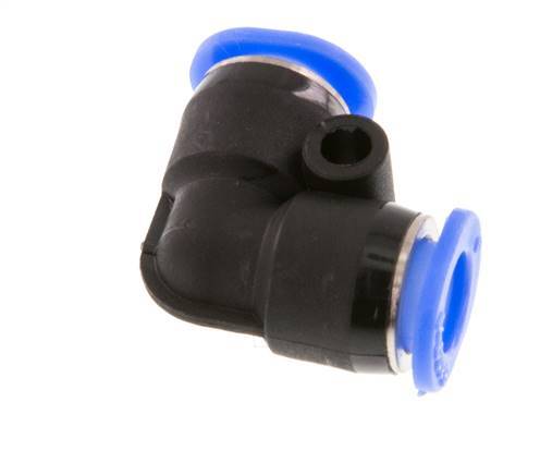 6mm 90 graden L-verbinding PBT Insteekfitting Compact Ontwerp NBR [2 Stuks]
