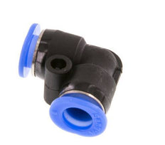 6mm 90 graden L-verbinding PBT Insteekfitting Compact Ontwerp NBR [2 Stuks]