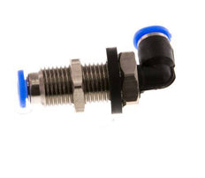 3mm 90 graden L-verbinding Staal/PBT Insteekfitting Schotdoorvoer Compact Ontwerp NBR [2 Stuks]
