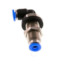 3mm 90 graden L-verbinding Staal/PBT Insteekfitting Schotdoorvoer Compact Ontwerp NBR [2 Stuks]