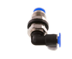 4mm 90 graden L-verbinding Messing/PBT Insteekfitting Schotdoorvoer Compact Ontwerp NBR [2 Stuks]