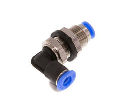 4mm 90 graden L-verbinding Messing/PBT Insteekfitting Schotdoorvoer Compact Ontwerp NBR [2 Stuks]