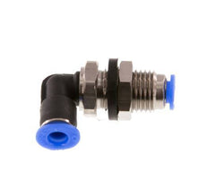 4mm 90 graden L-verbinding Messing/PBT Insteekfitting Schotdoorvoer Compact Ontwerp NBR [2 Stuks]