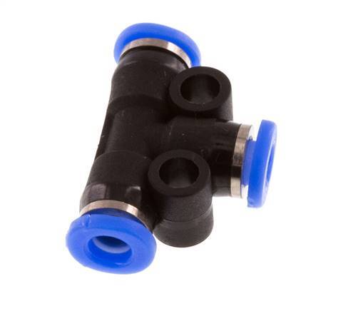 3mm T-koppeling PBT Insteekfitting Compact Ontwerp NBR [2 Stuks]