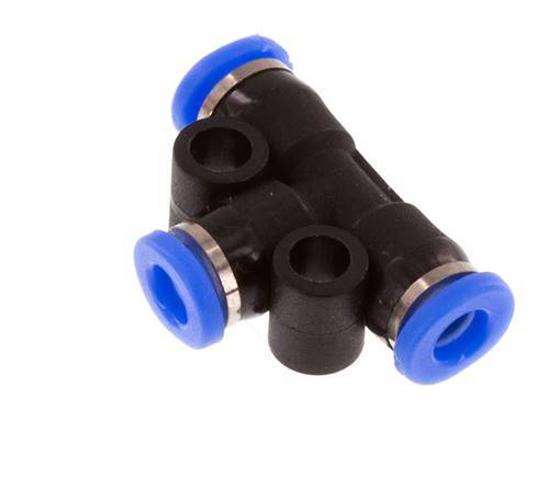 3mm T-koppeling PBT Insteekfitting Compact Ontwerp NBR [2 Stuks]