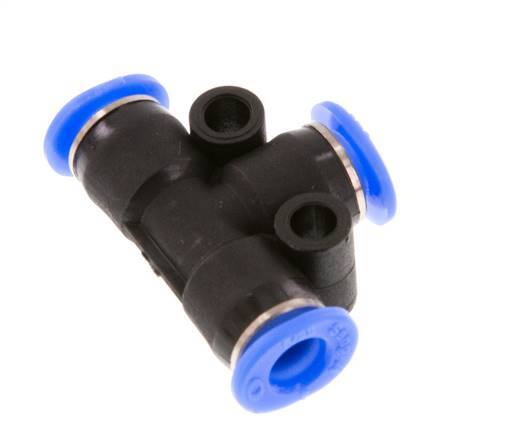 4mm Tee Push-in Fitting PBT NBR Compact Design [2 Pieces]