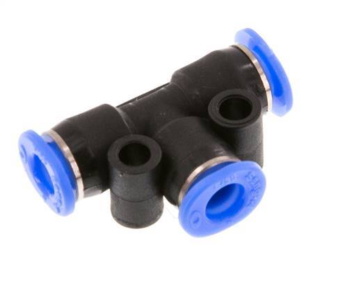 4mm T-koppeling PBT Insteekfitting Compact Ontwerp NBR [2 Stuks]