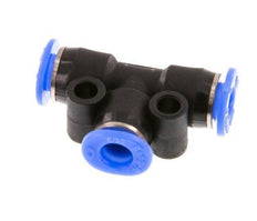 4mm T-koppeling PBT Insteekfitting Compact Ontwerp NBR [2 Stuks]