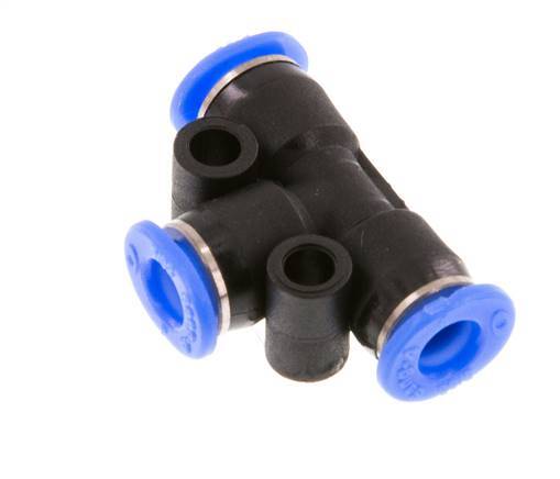 4mm T-koppeling PBT Insteekfitting Compact Ontwerp NBR [2 Stuks]