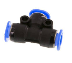 6mm T-koppeling PBT Insteekfitting Compact Ontwerp NBR [2 Stuks]