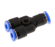 3mm x 4mm Y-koppeling PBT Insteekfitting Compact Ontwerp NBR [2 Stuks]