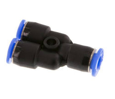 3mm x 4mm Y-koppeling PBT Insteekfitting Compact Ontwerp NBR [2 Stuks]