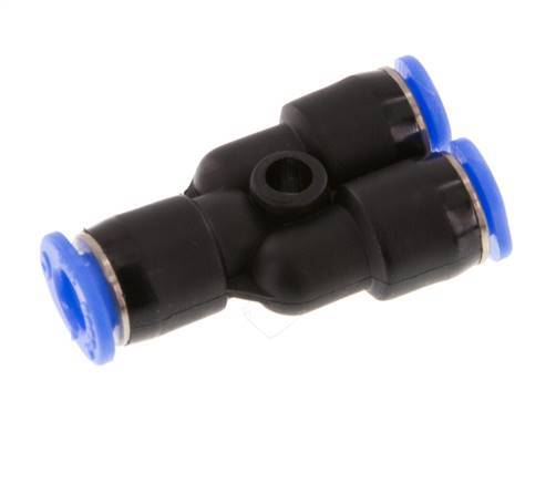 3mm x 4mm Y-koppeling PBT Insteekfitting Compact Ontwerp NBR [2 Stuks]