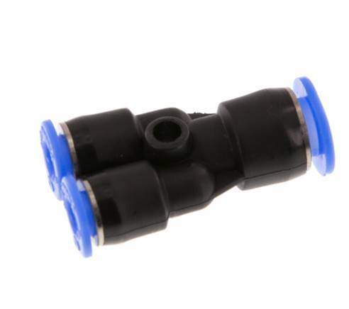 4mm x 6mm Y-koppeling PBT Insteekfitting Compact Ontwerp NBR [2 Stuks]