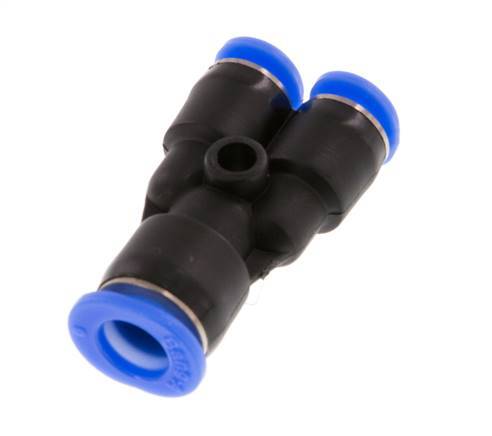 4mm x 6mm Y-koppeling PBT Insteekfitting Compact Ontwerp NBR [2 Stuks]