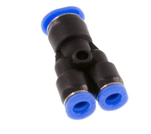 4mm x 6mm Y-koppeling PBT Insteekfitting Compact Ontwerp NBR [2 Stuks]