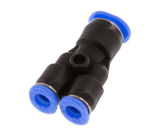 4mm x 6mm Y-koppeling PBT Insteekfitting Compact Ontwerp NBR [2 Stuks]