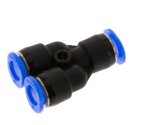 6mm Y-koppeling PBT Insteekfitting Compact Ontwerp NBR [2 Stuks]