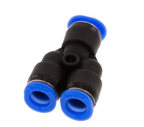 6mm Y-koppeling PBT Insteekfitting Compact Ontwerp NBR [2 Stuks]