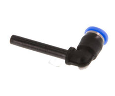3mm x 3mm 90 graden L-verbinding PBT Insteekfitting Plug Compact Ontwerp NBR [2 Stuks]