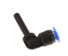 4mm x 4mm 90 graden L-verbinding PBT Insteekfitting Plug Compact Ontwerp NBR [2 Stuks]