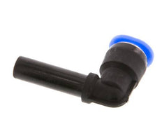 6mm x 6mm 90 graden L-verbinding PBT Insteekfitting Plug Compact Ontwerp NBR [2 Stuks]