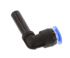 6mm x 6mm 90 graden L-verbinding PBT Insteekfitting Plug Compact Ontwerp NBR [2 Stuks]