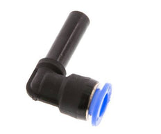 6mm x 6mm 90 graden L-verbinding PBT Insteekfitting Plug Compact Ontwerp NBR [2 Stuks]