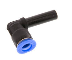 6mm x 6mm 90 graden L-verbinding PBT Insteekfitting Plug Compact Ontwerp NBR [2 Stuks]