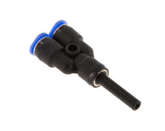 3mm x 4mm Y Push-in Fitting with Plug-in PBT NBR Compact Design [2 Pieces]