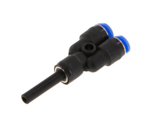 3mm x 4mm Y Push-in Fitting with Plug-in PBT NBR Compact Design [2 Pieces]