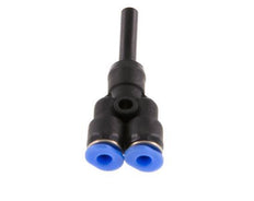 3mm x 4mm Y-koppeling PBT Insteekfitting Plug Compact Ontwerp NBR [2 Stuks]