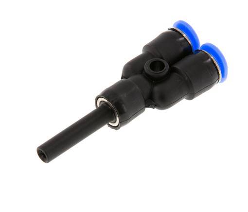 4mm x 4mm Y-koppeling PBT Insteekfitting Plug Compact Ontwerp NBR [2 Stuks]