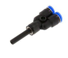 4mm x 4mm Y-koppeling PBT Insteekfitting Plug Compact Ontwerp NBR [2 Stuks]