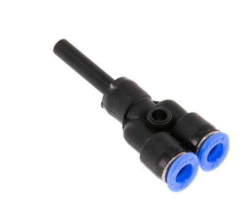 4mm x 4mm Y-koppeling PBT Insteekfitting Plug Compact Ontwerp NBR [2 Stuks]