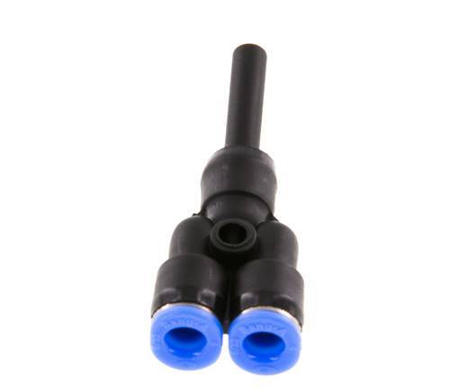 4mm x 4mm Y-koppeling PBT Insteekfitting Plug Compact Ontwerp NBR [2 Stuks]