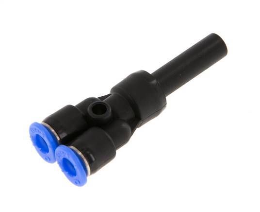 4mm x 6mm Y-koppeling PBT Insteekfitting Plug Compact Ontwerp NBR [2 Stuks]