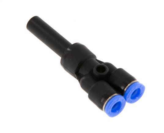 4mm x 6mm Y-koppeling PBT Insteekfitting Plug Compact Ontwerp NBR [2 Stuks]