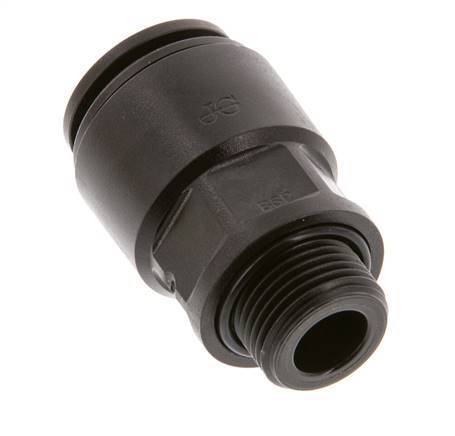 15mm x G3/8'' POM Insteekfitting Buitendraad NBR [2 Stuks]