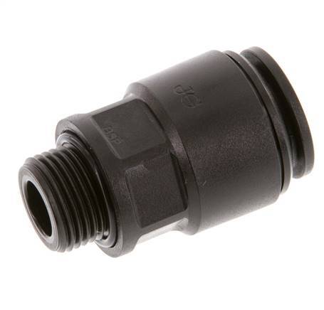 15mm x G3/8'' POM Insteekfitting Buitendraad NBR [2 Stuks]