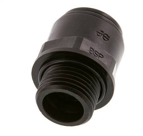 15mm x G1/2'' POM Insteekfitting Buitendraad NBR